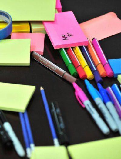 Post-its en stiften nodig voor samen slimmer werken