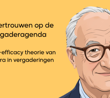Zelfvertrouwen op de vergaderagenda   Hoe de self efficacy theorie van Bandura je vergaderingen meer impact geeft 